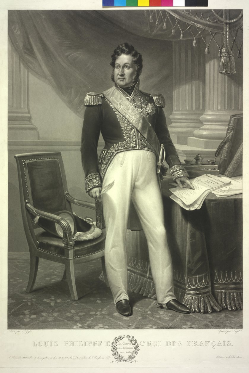 King Louis Philippe of the French by Jean Pierre Marie Jazet