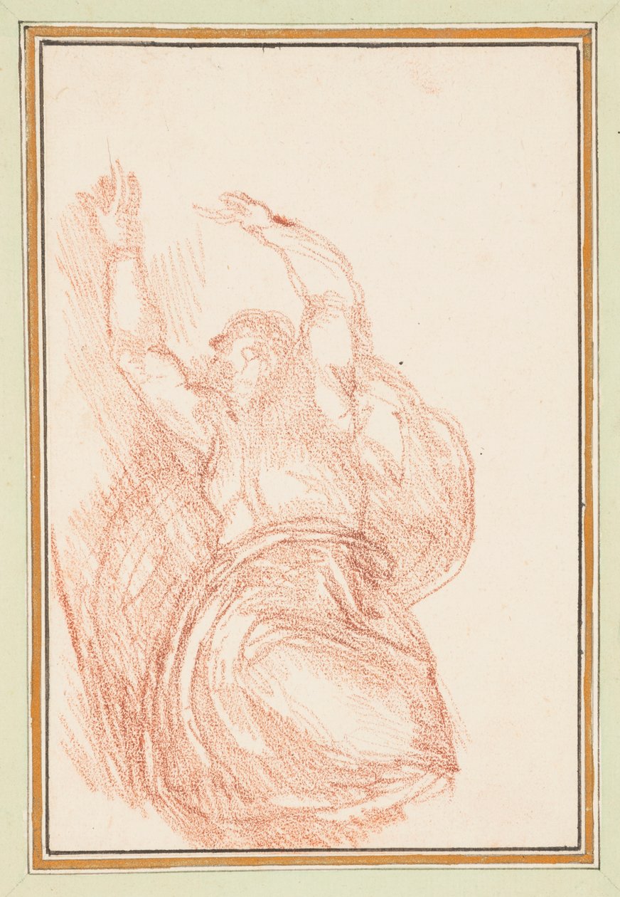 God Dividing Light from Darkness, from the Sistine Chapel Ceiling by Michelangelo by Jean Robert Ango