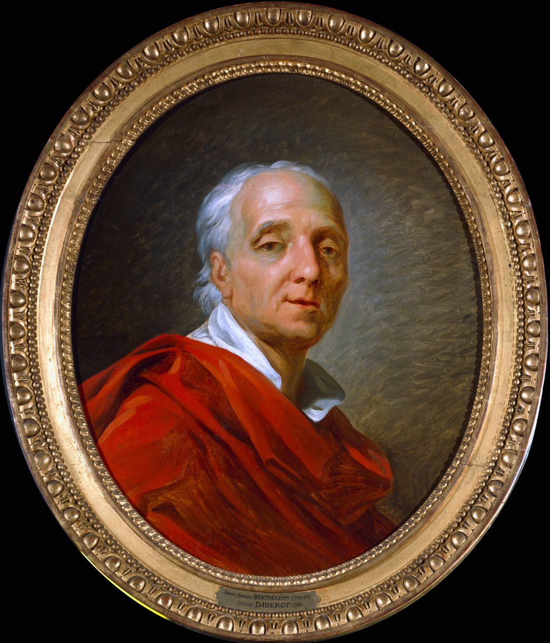 Denis Diderot, 18th century French man of letters and encyclopaedist by Jean Simon Berthelemy