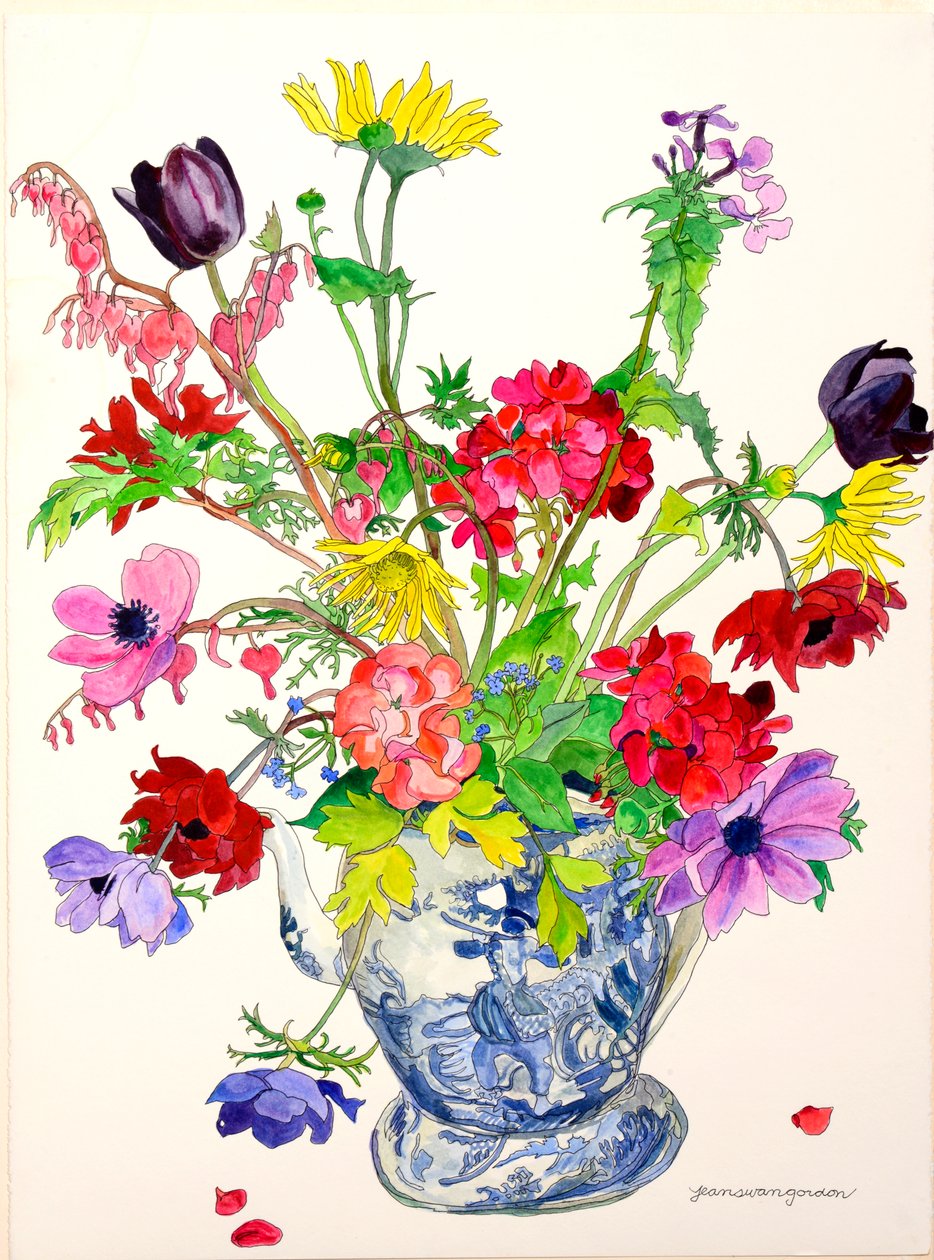 Spring in an Old English Pitcher by Jean Swan Gordon