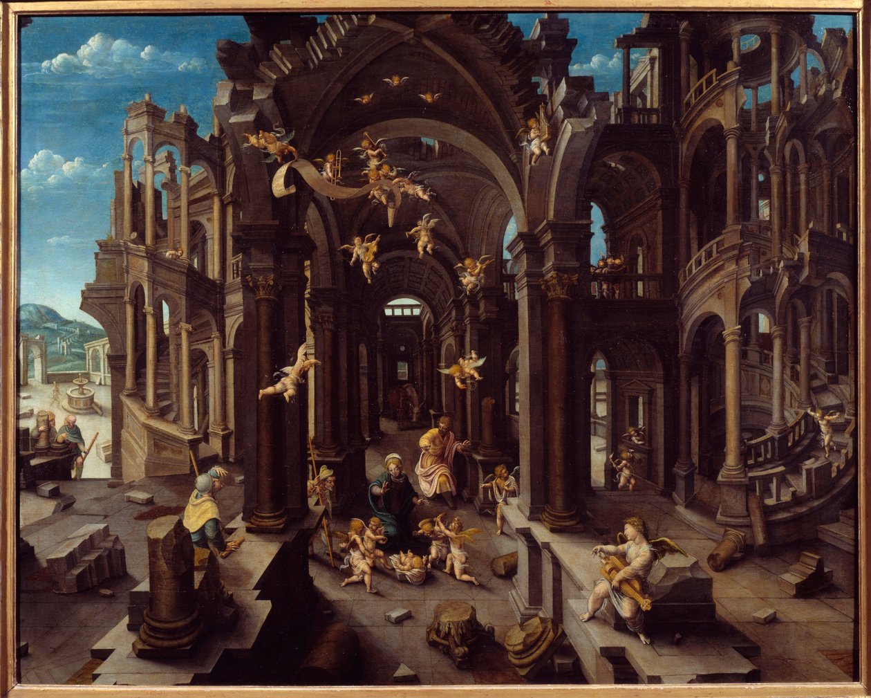 Adoration of Shepherds by Jean de Gourmont