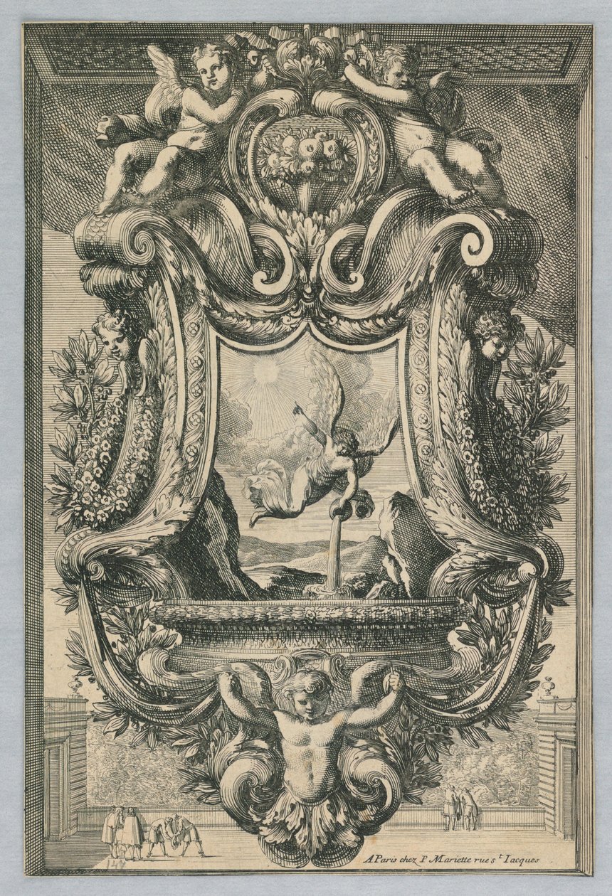 Design for Holy Water Spouts, from Inventions Pour Faire des Plaques by Jean le Pautre