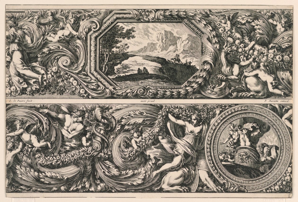 Friezes by Jean le Pautre