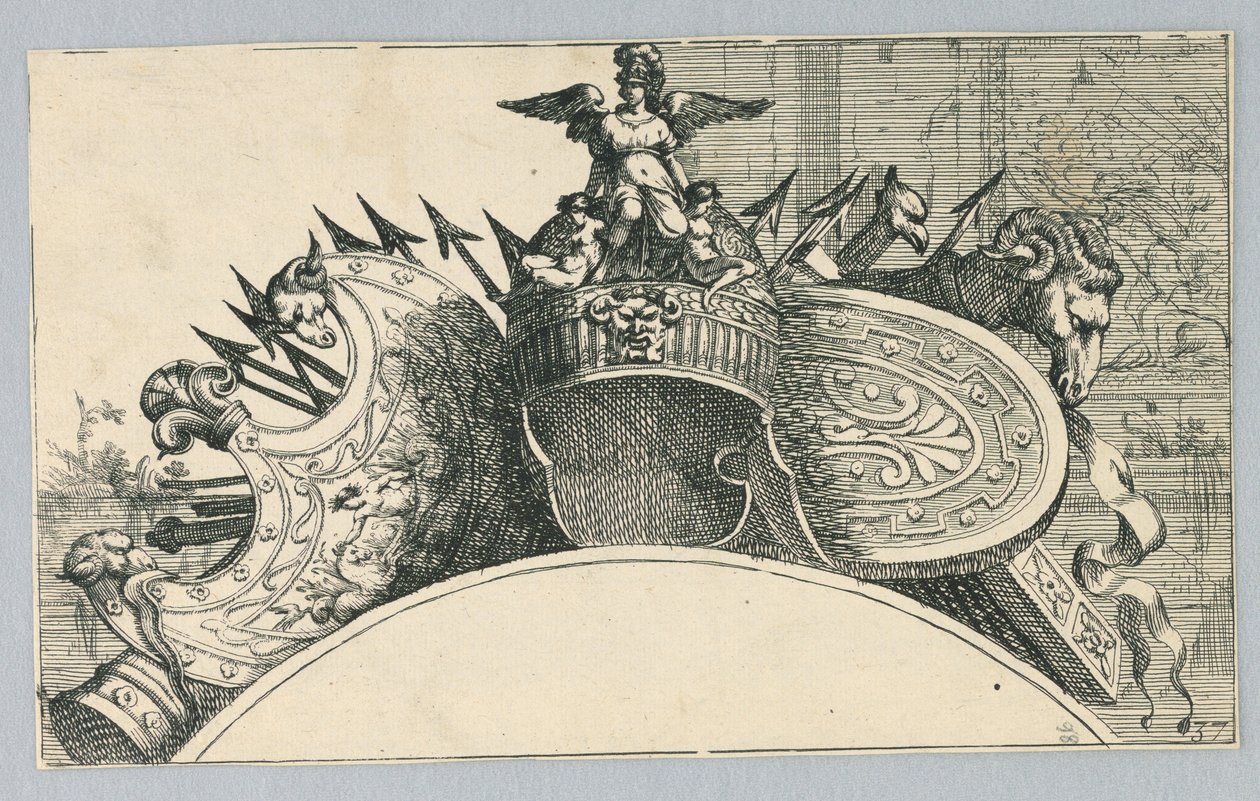 Trophy of Arms by Jean le Pautre