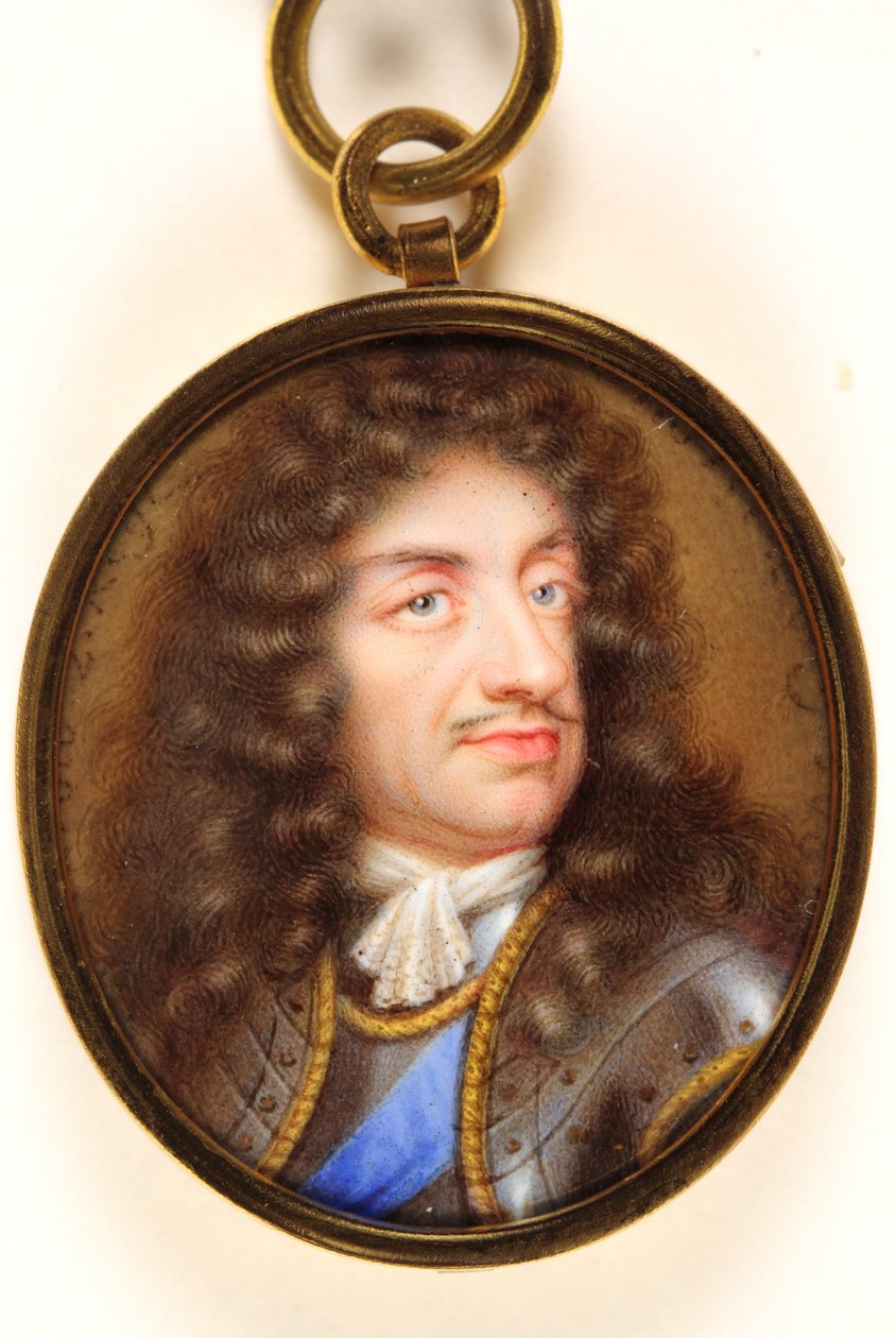 Charles II by Jean the Younger (attr.to) Petitot