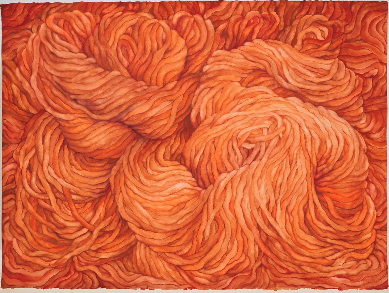 Wool Burnt Sienna by Jeanne Maze