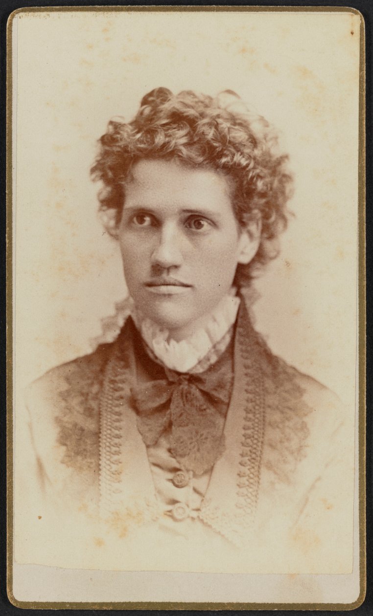 Carte-de-visite Portrait of Miss Julia J. Thomas by Jefferson Beardsley