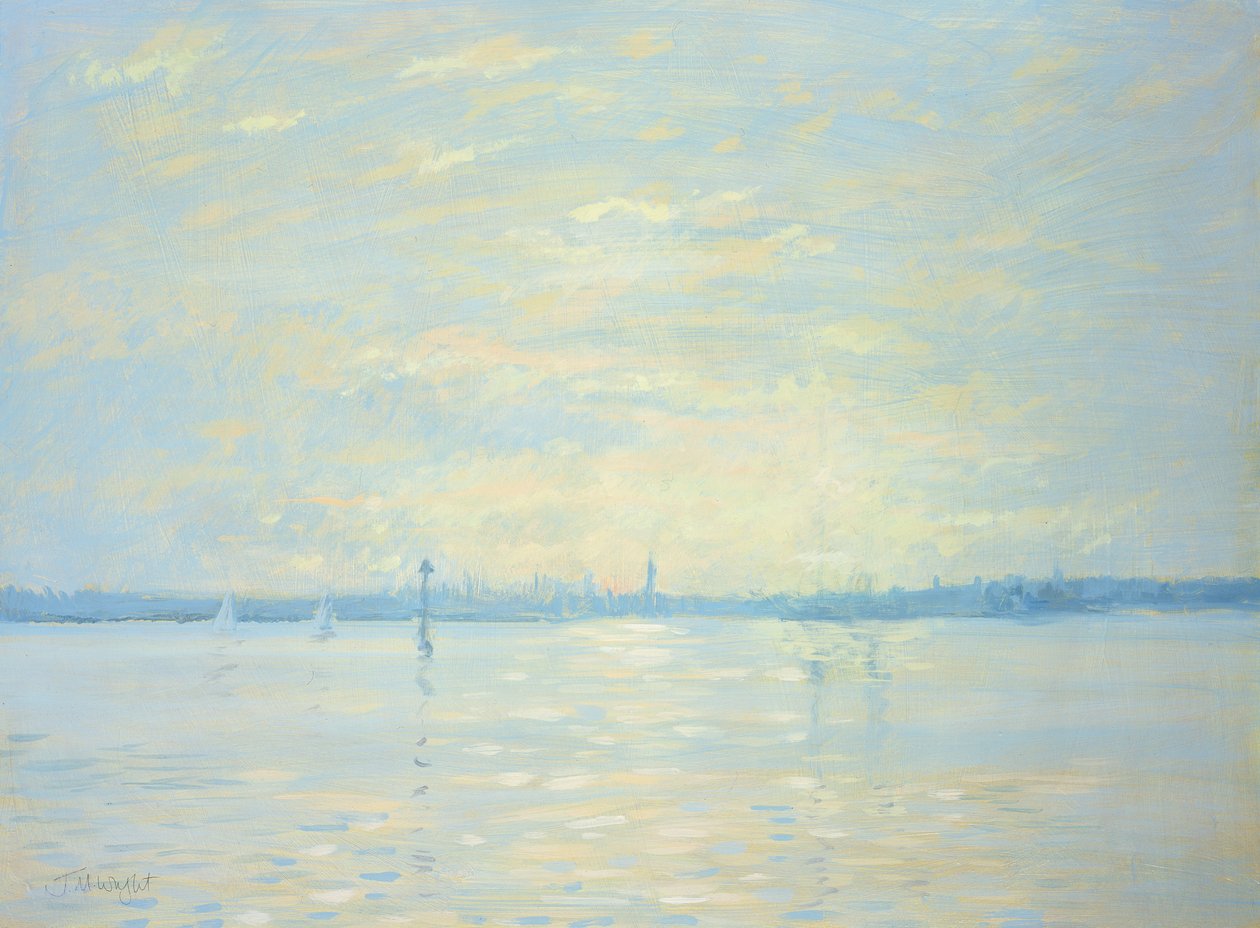 Southampton Water, Sunset, 1999 by Jennifer Wright