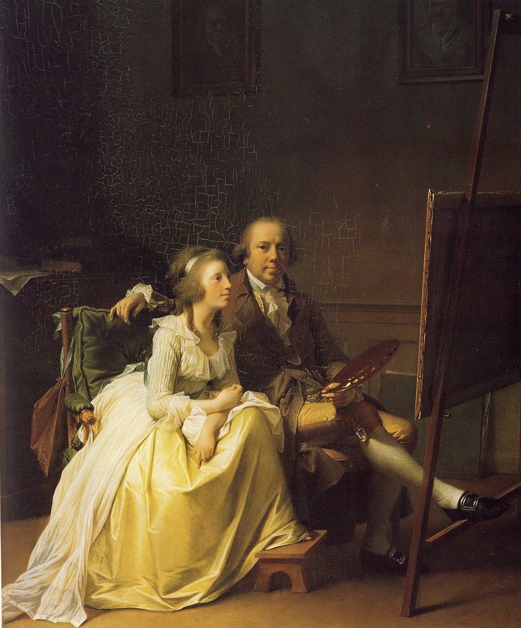 The Artist and his Wife Rosine, née Dörschel by Jens Juel