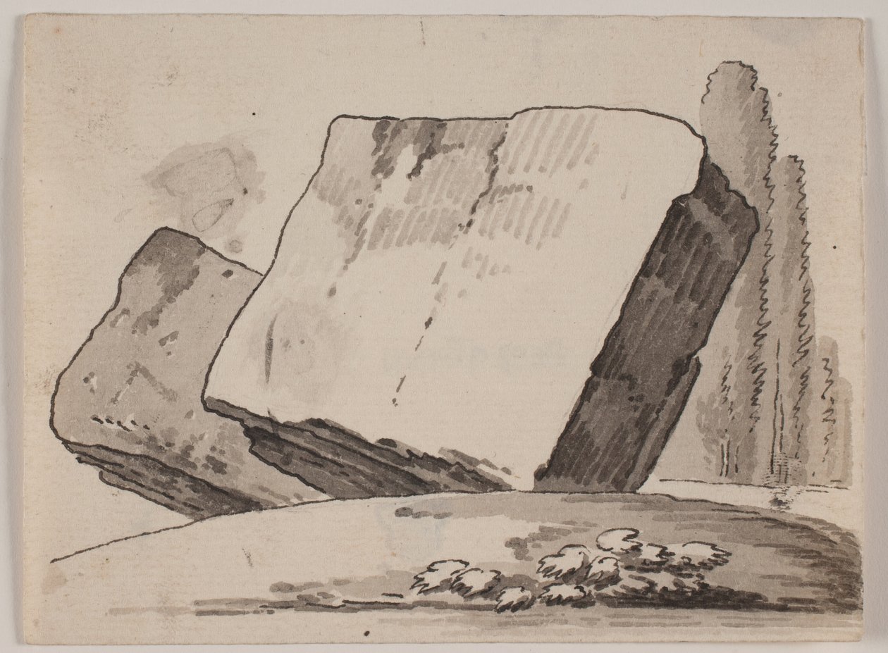 Ruins and Cypresses by Jens Petersen Lund