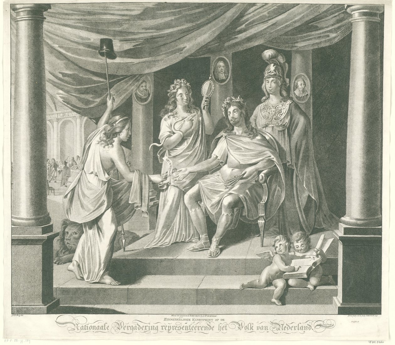 Allegory of the National Assembly, 1796 by Jeremias Snoek