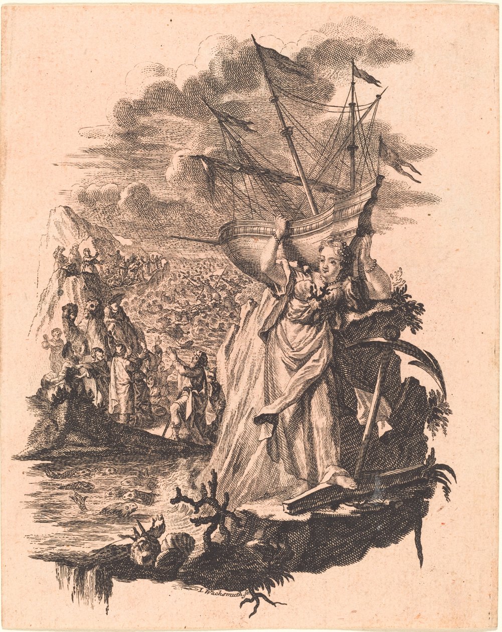 Allegory of Water by Jeremias Wachsmuth