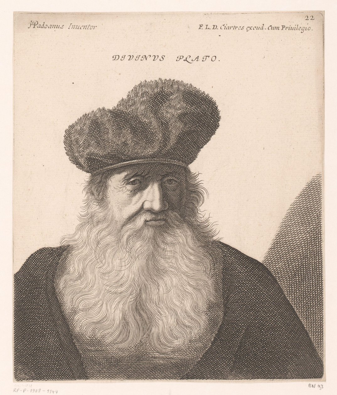 Portrait of Plato by Jerôme David (attributed to)