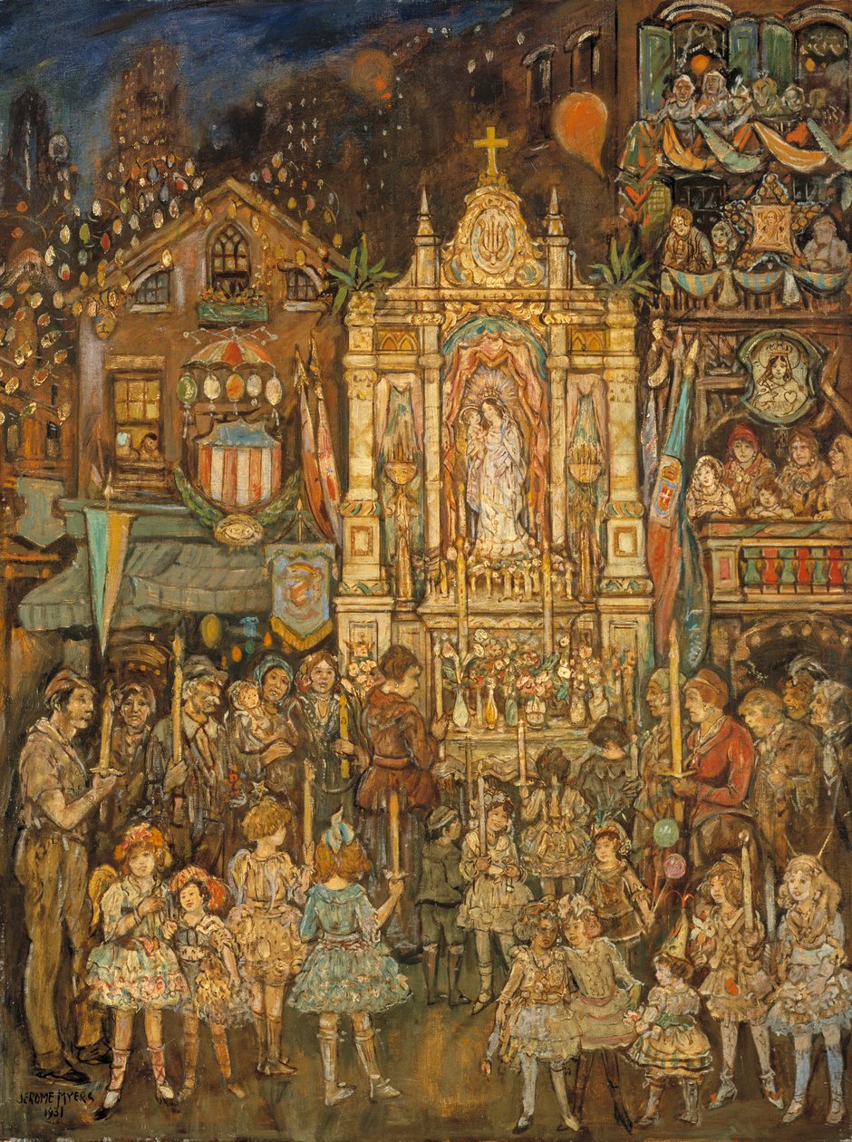 Street Shrine, 1931 by Jerome Myers