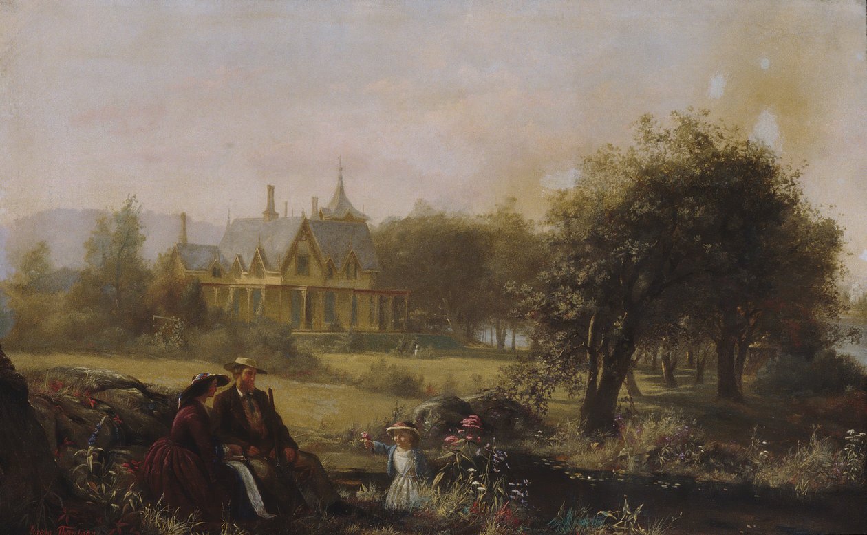 Summer Flowers, 1859 by Jerome Thompson