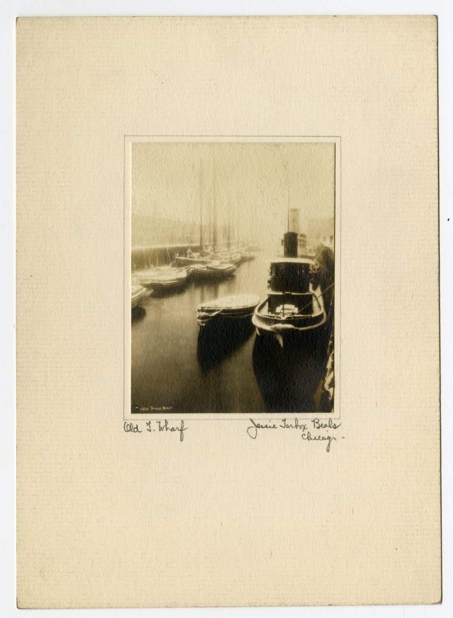 Old T Wharf by Jessie Tarbox Beals