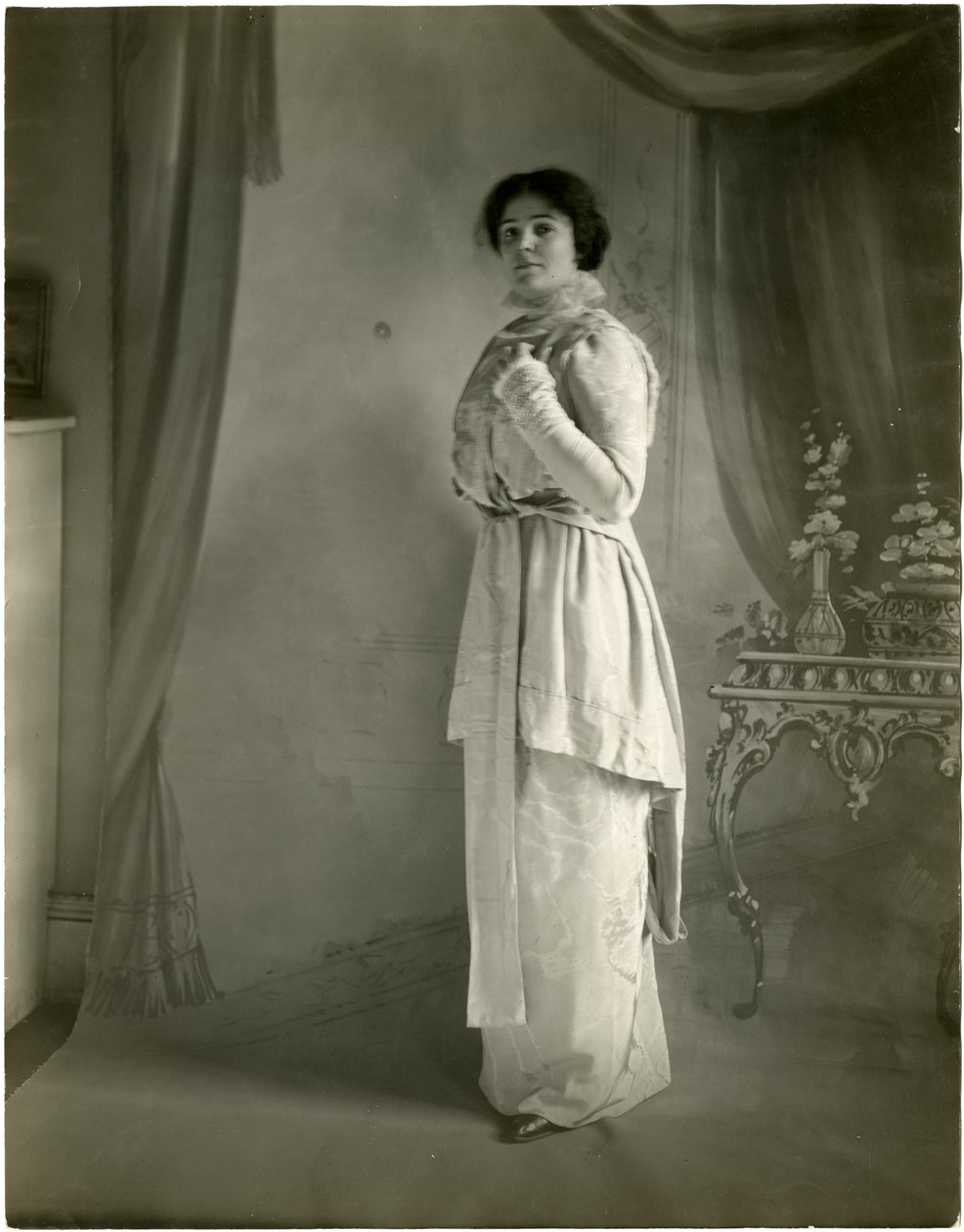 Orchid Moire, Maurice, c.1905-18 by Jessie Tarbox Beals