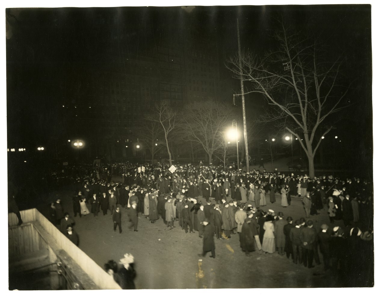 Suffrage Parade, Greenwich Village, New York, USA, c.1915-18 by Jessie Tarbox Beals