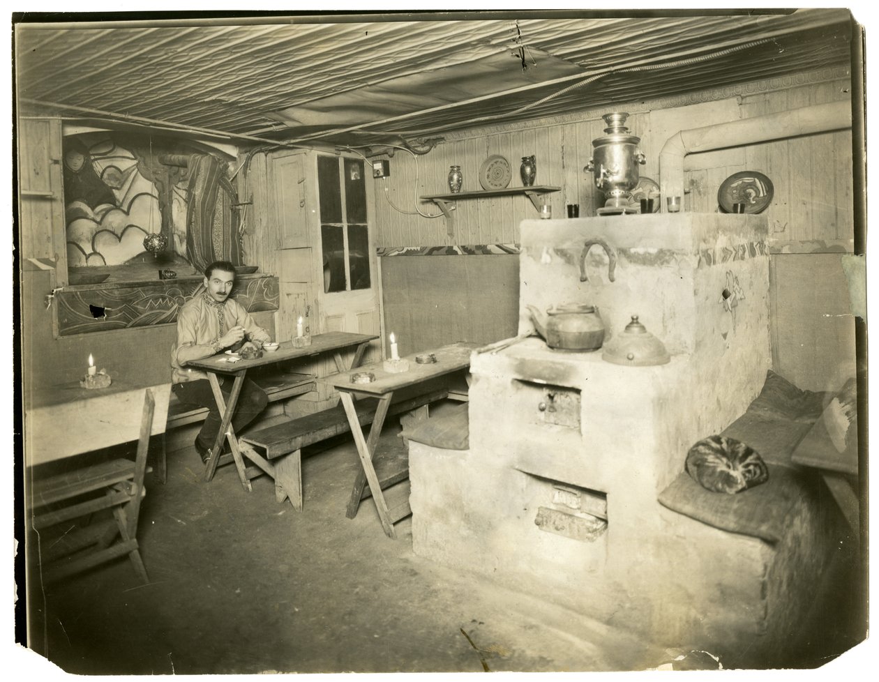 The Isba Tea Room on 4th St Sachia - now a famous photographer in Europe Russian Tea Room, Greenwich Village, New York, USA, c.1905-40 by Jessie Tarbox Beals