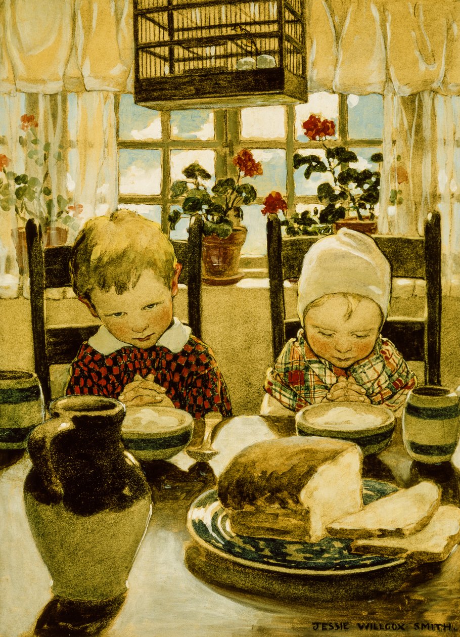Prayers at Breakfast by Jessie Willcox Smith