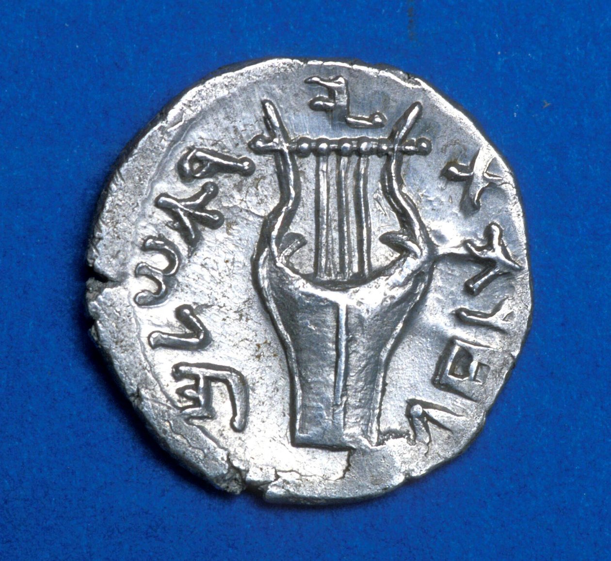 Coin from the Bar Kochba Revolt, 134-135 by Jewish School