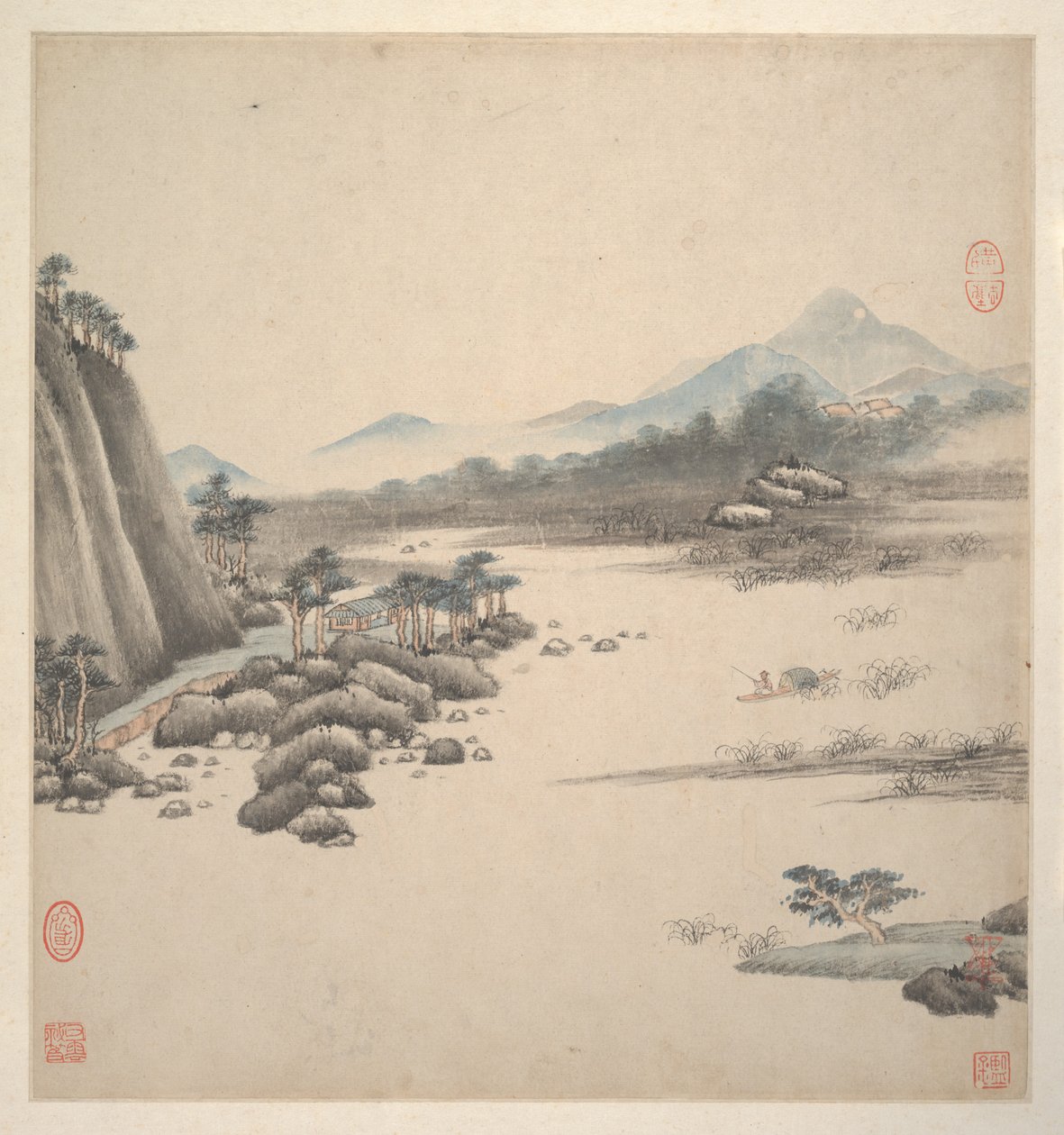 Landscapes in the styles of ancient masters by Jian Wang
