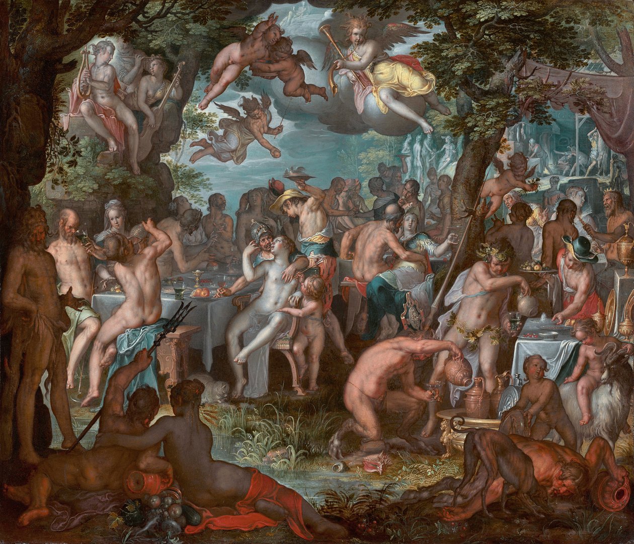 The Wedding of Peleus and Thetis by Joachim Wtewael or Utewael