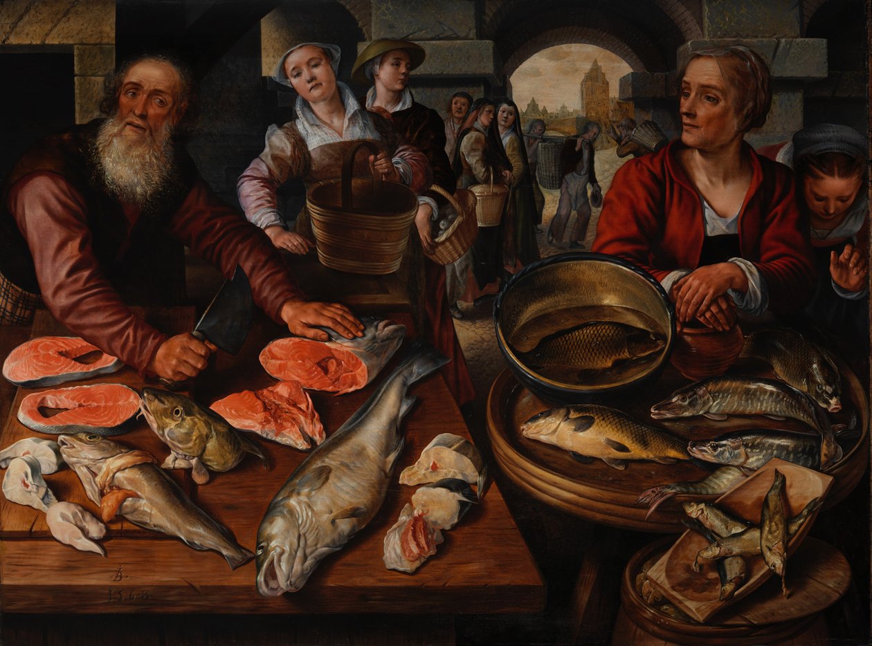 Fish Market by Joachim Beuckelaer