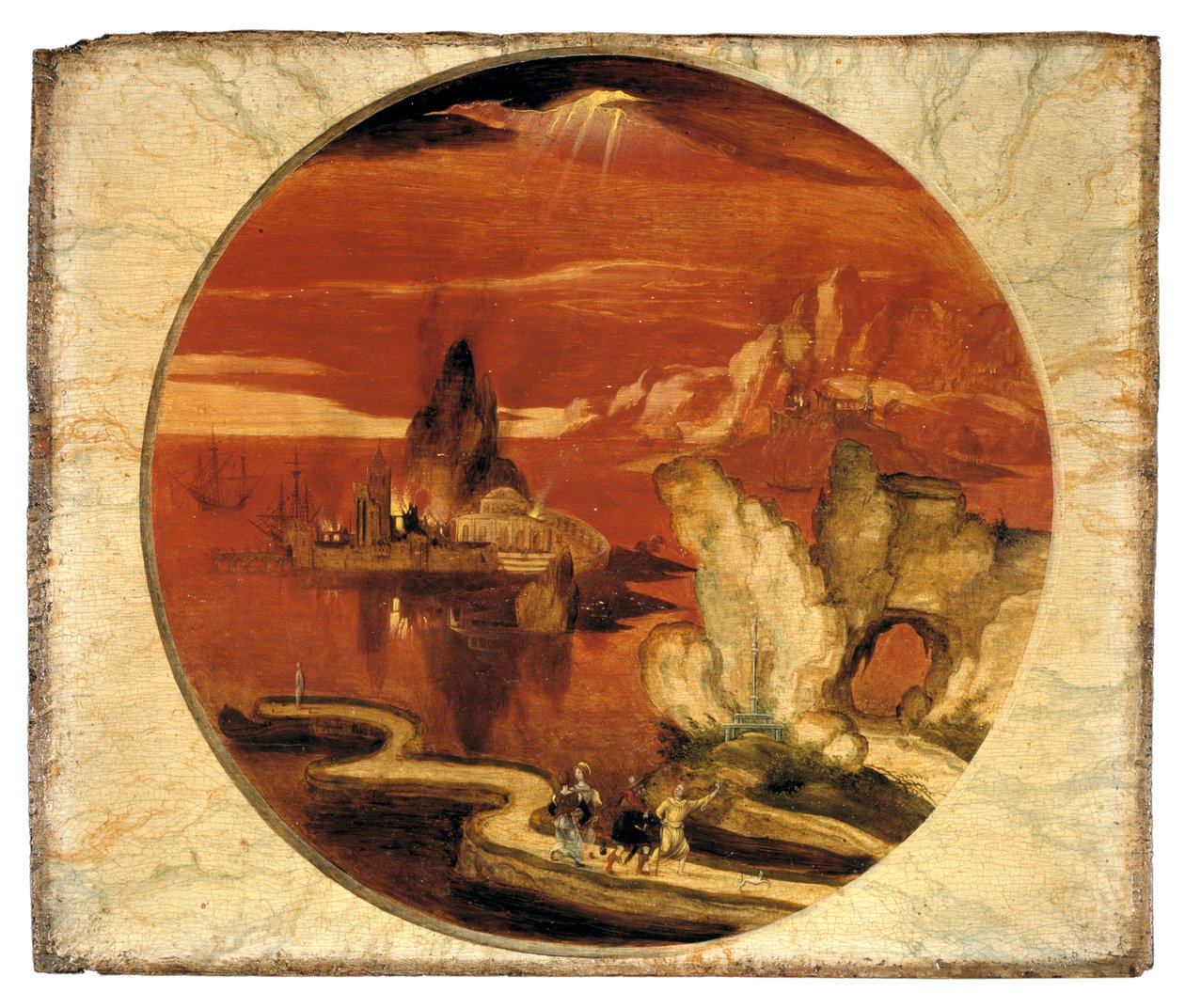 Sodom and Gomorrah on Fire by Joachim Patenier