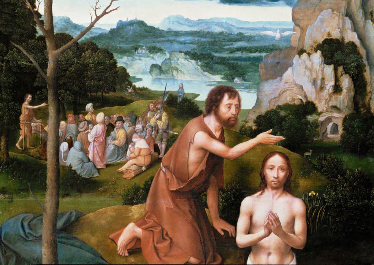 The Baptism of Christ by Joachim Patenier or Patinir