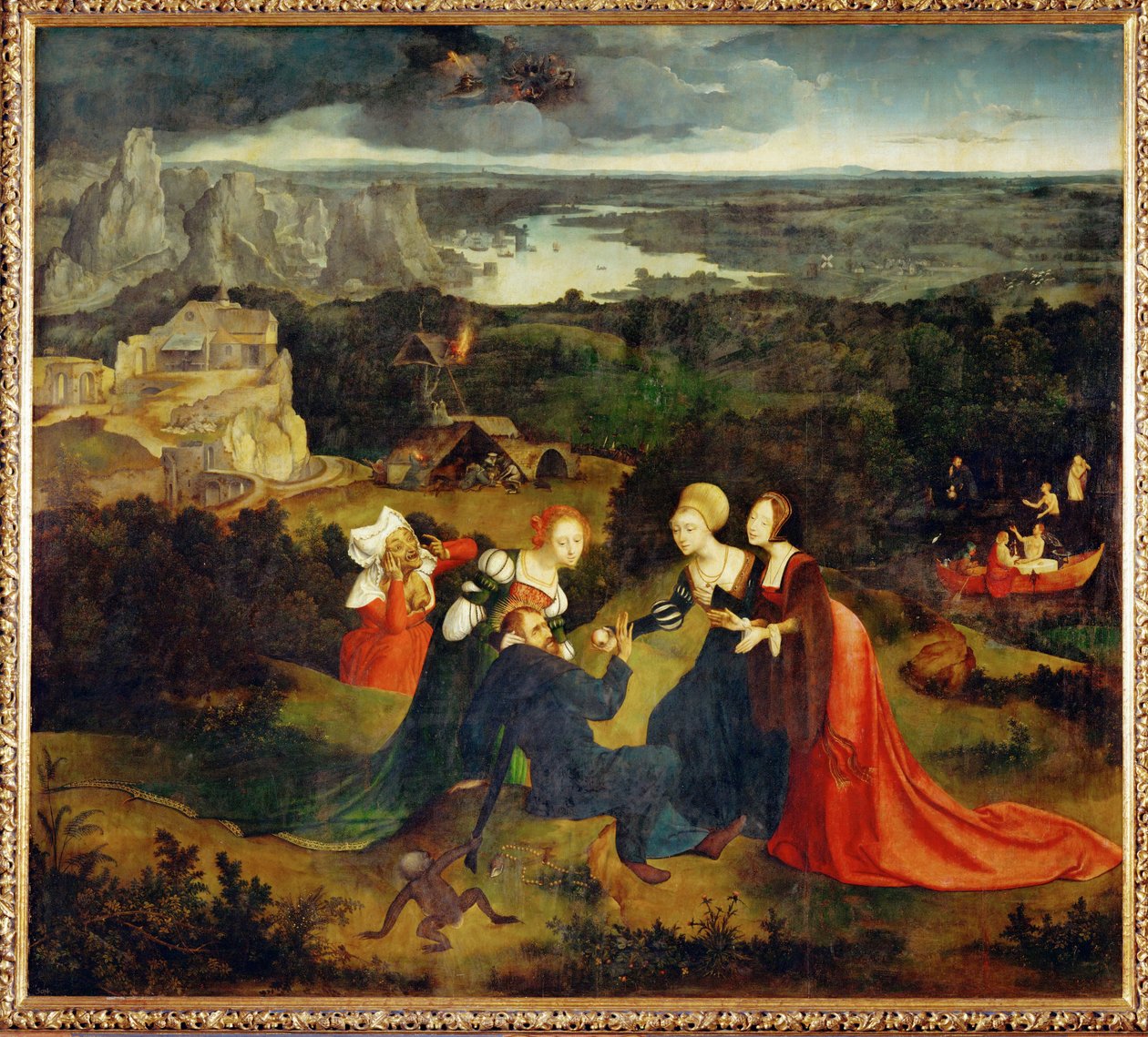 The Temptation of St. Anthony by Joachim Patenier or Patinir