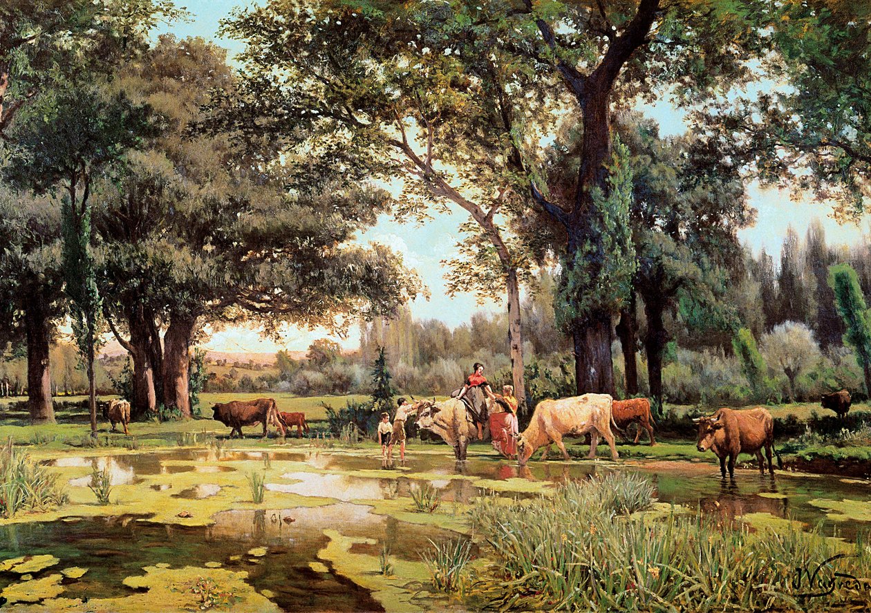 Summer. National Museum of Art of Catalonia by Joachim Vayreda i Vila