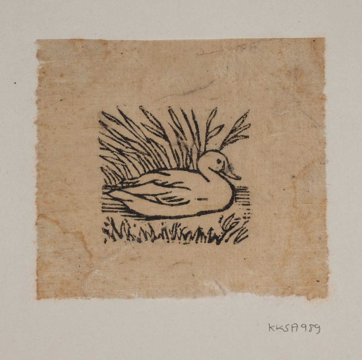 A Duck by Joakim Frederik Skovgaard