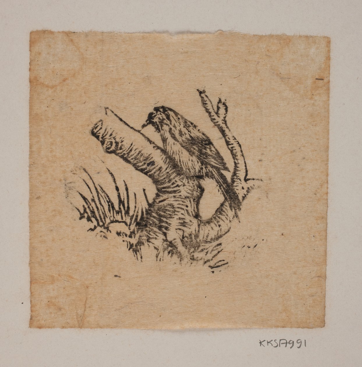 A woodpecker by Joakim Frederik Skovgaard
