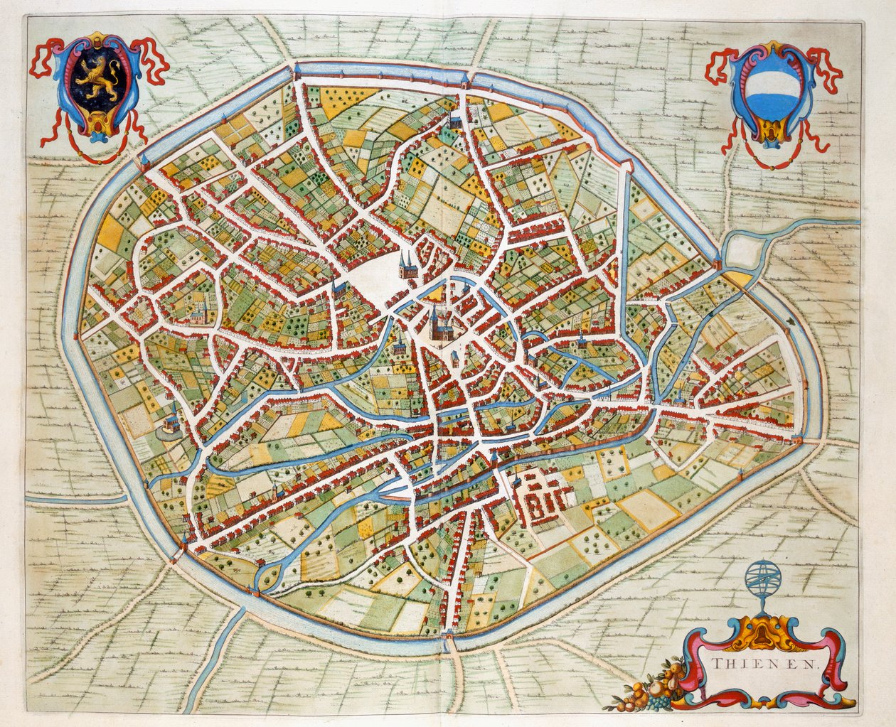 Tienen by Joan Blaeu