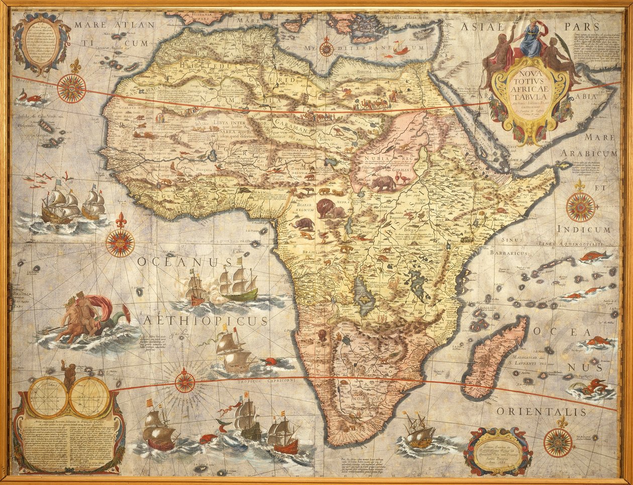 Map of Africa in 1686 by Joan Blaeu by Joan Blaeu