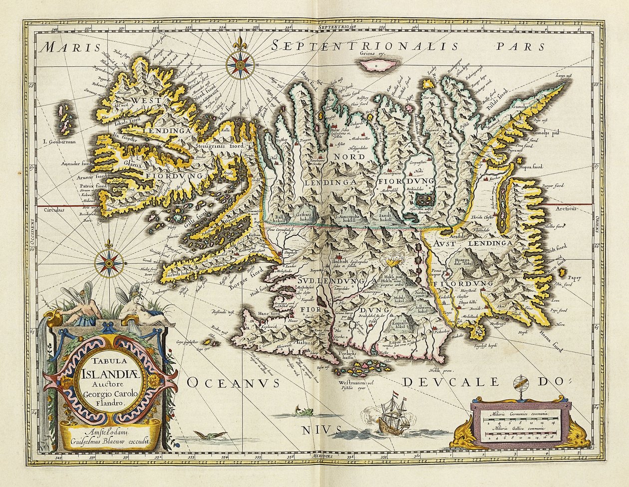 Map of Iceland, from 
