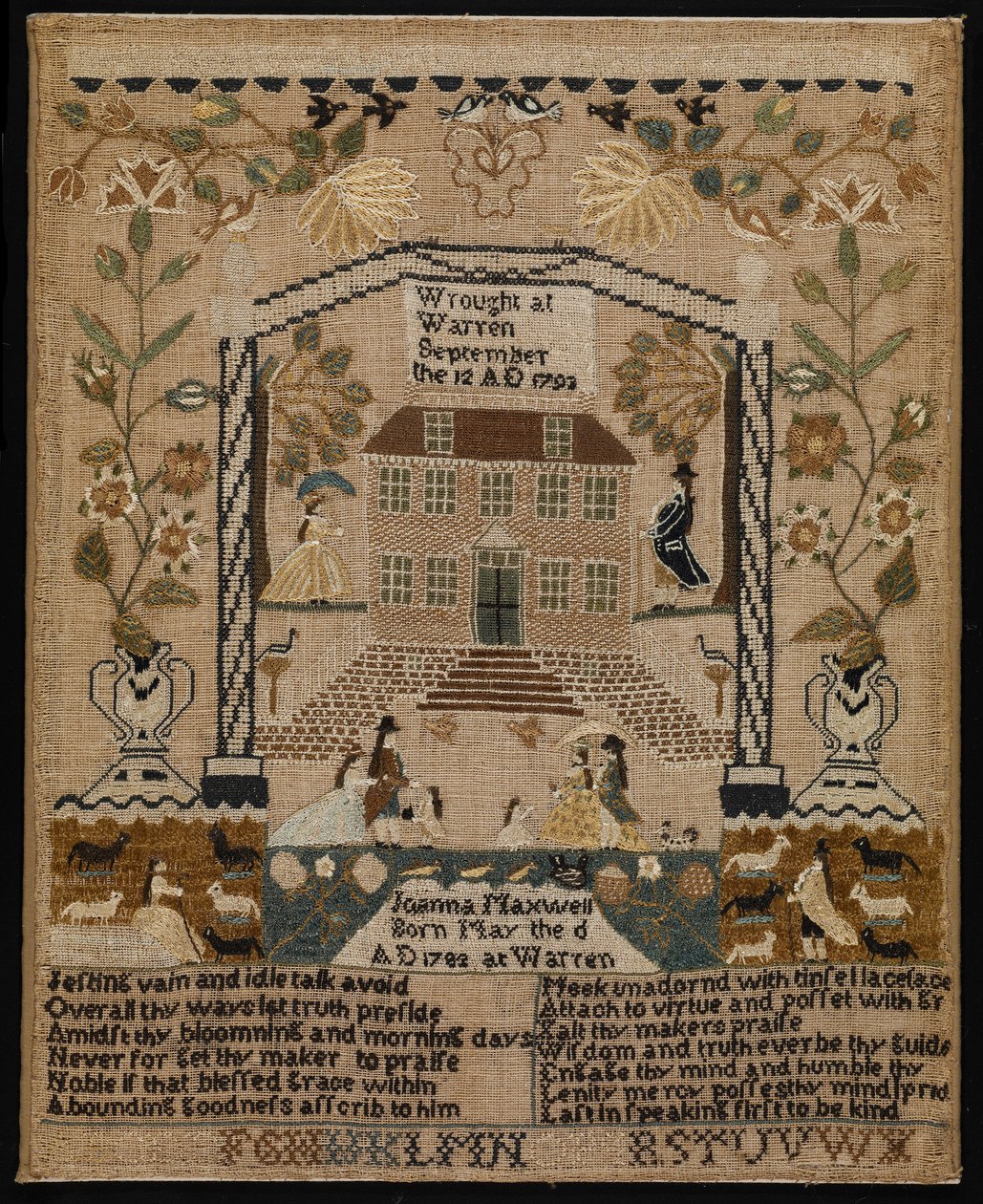 Sampler, 1793 by Joanna Maxwell