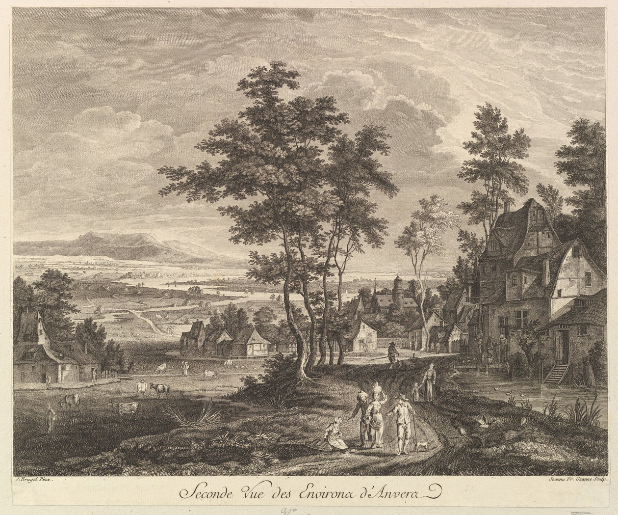 Second View of the Environs of Antwerp by Joanna Fr Ozanne
