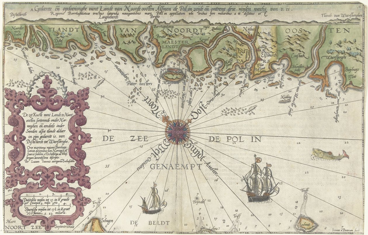 Map of Part of the Coast of Norway and Sweden by Joannes van Doetechum (I)