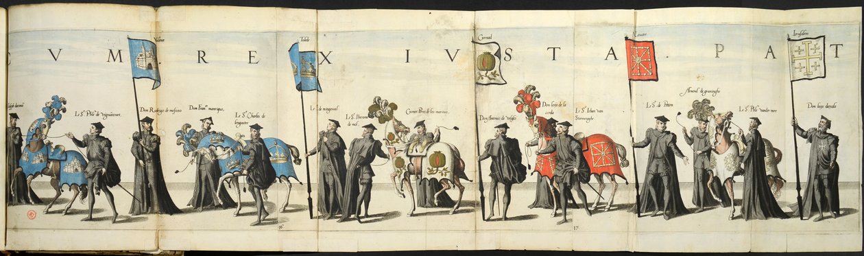 Funeral Procession in Antwerp on the Occasion of the Death of Emperor Charles V by Joannes van Doetecum