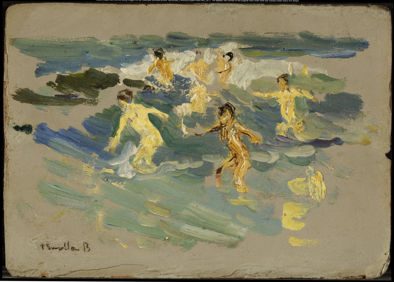 Beach at Valencia by Joaquín Sorolla