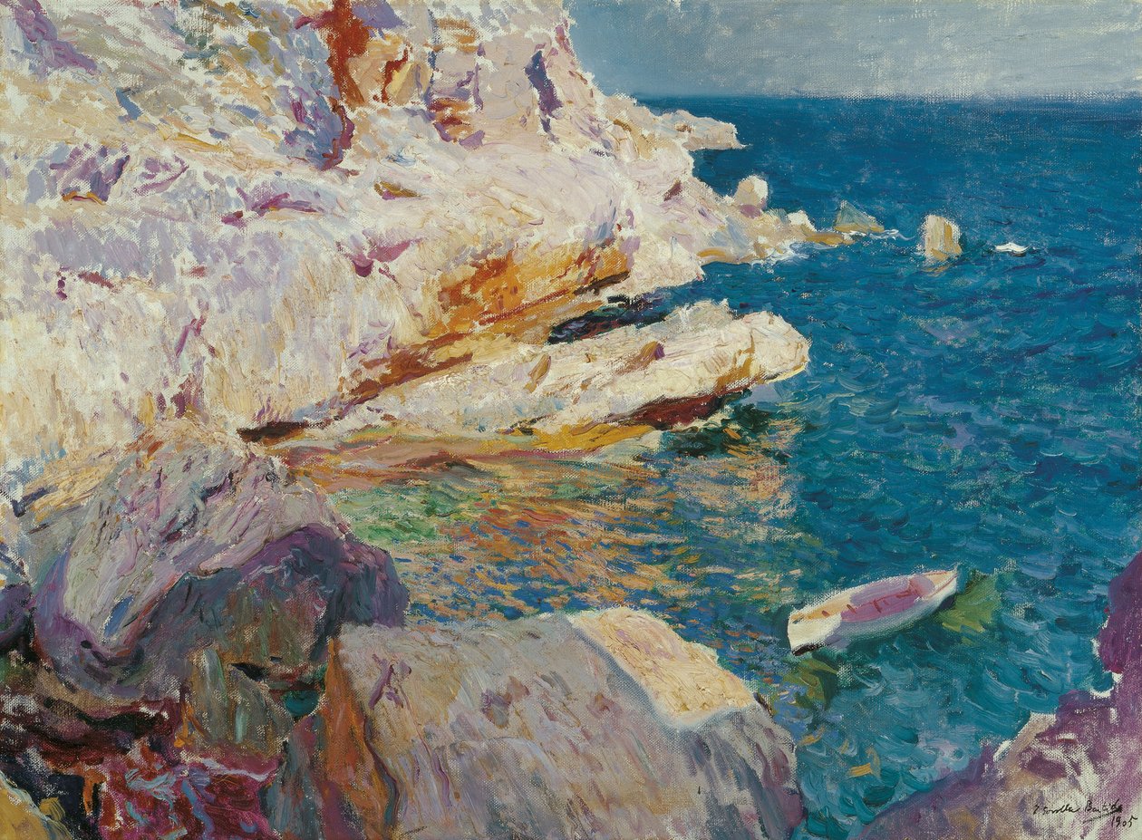 Rock at Javea by Joaquin Sorolla y Bastida