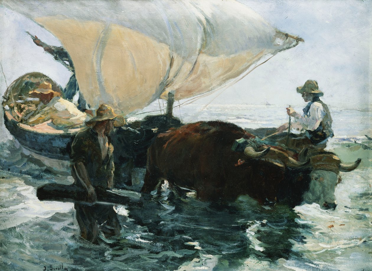The Return from Fishing, 1893 by Joaquín Sorolla