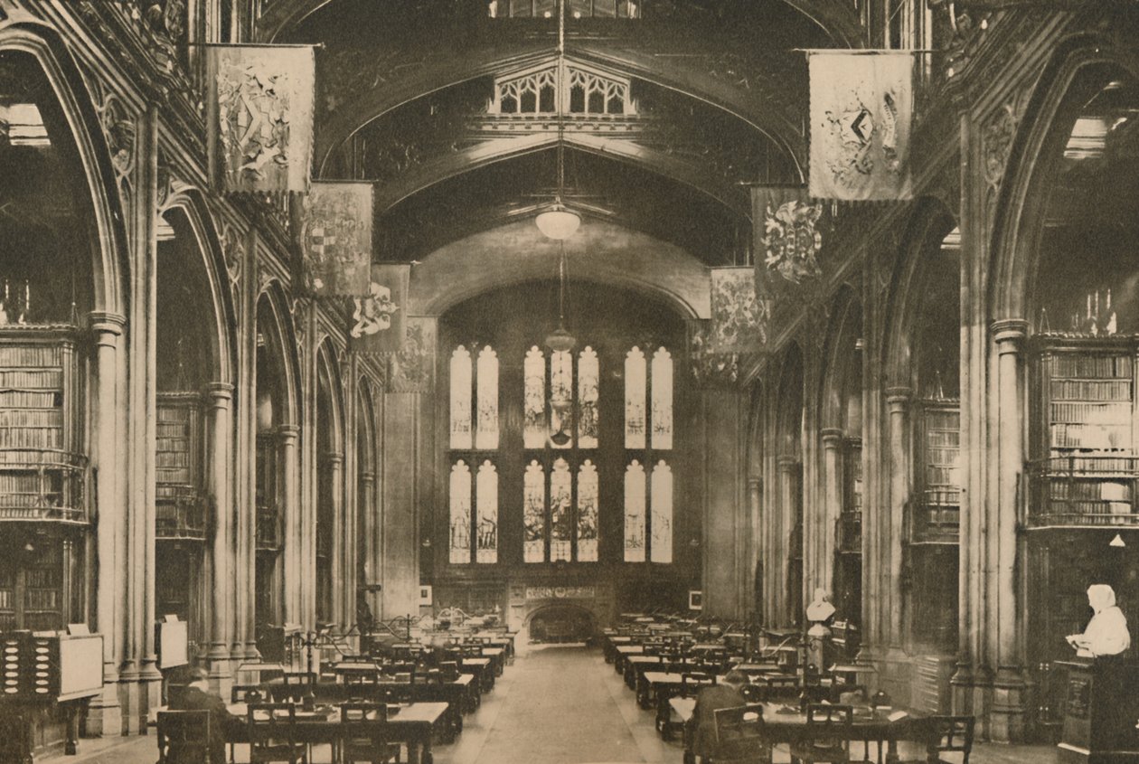 Library of the Guildhall to Which Every Londoner Should Go, c1935 by Joel