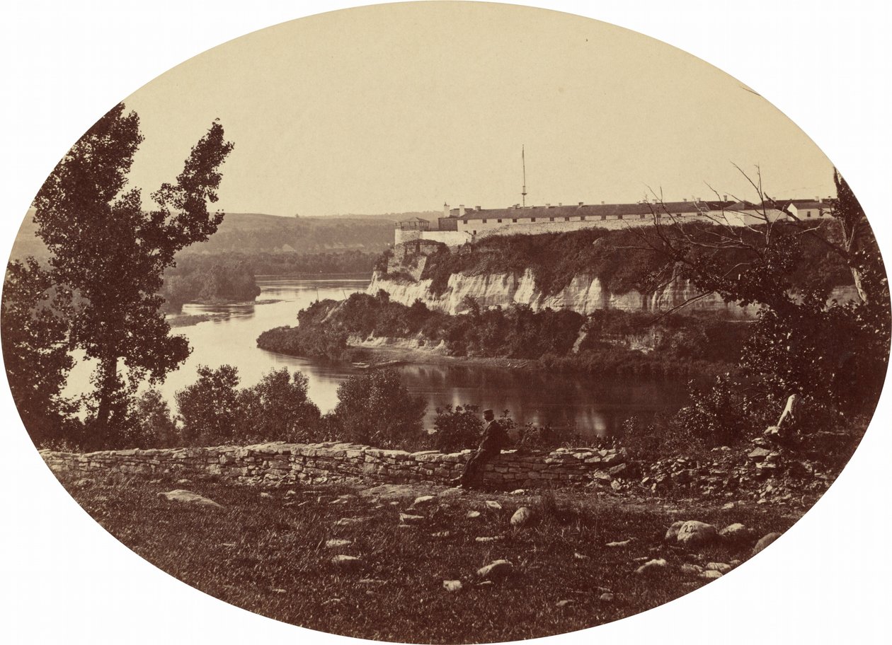 Fort Snelling, c. 1865 by Joel Emmons Whitney
