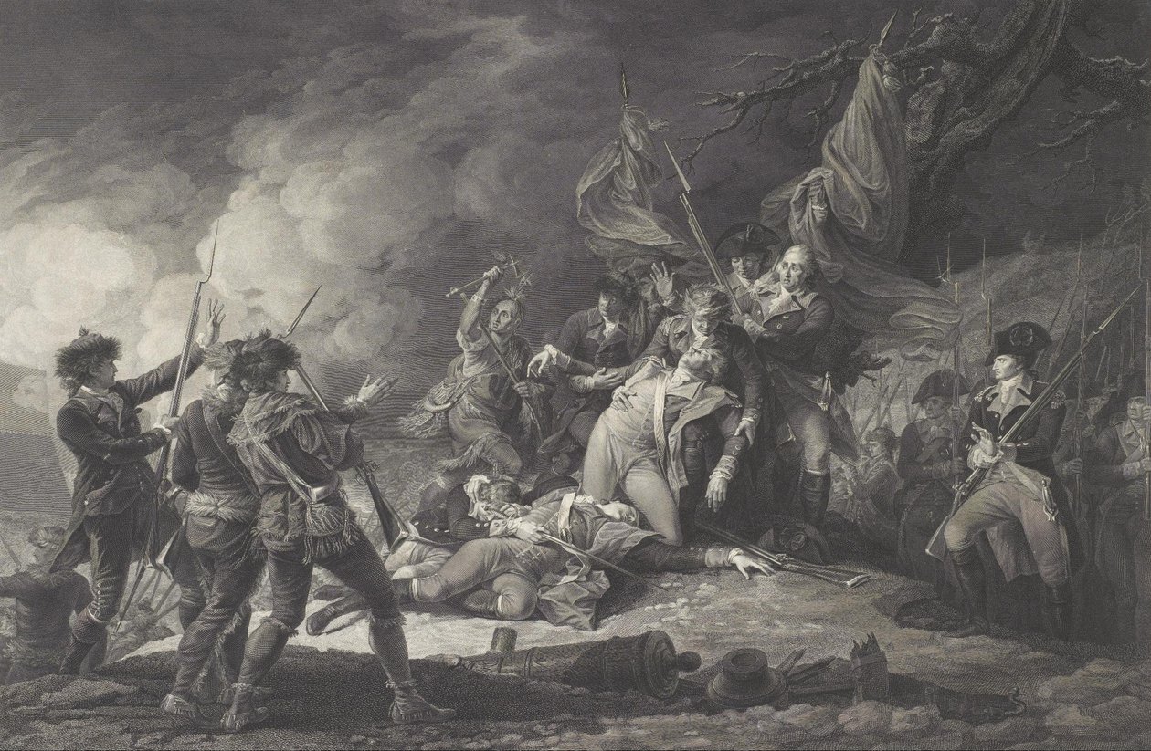 The Death of General Montgomery, In the Attack of Quebec, December 1775 by Johan Frederik Clemens