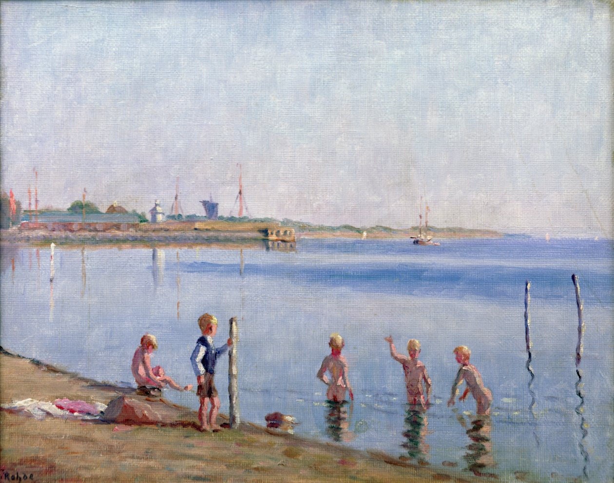 Boys at Water