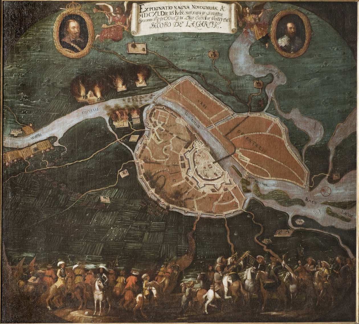 The Battle of Novgorod by Johan Hammer