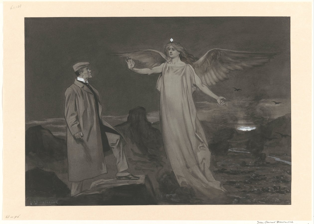 Chamberlain and the Angel of Peace by Johan Braakensiek